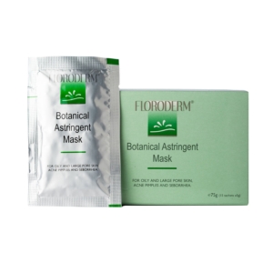 BOTANICAL ASTRIGENT MASK FLORODERM, SET 15 KOMADA PO 5 GR